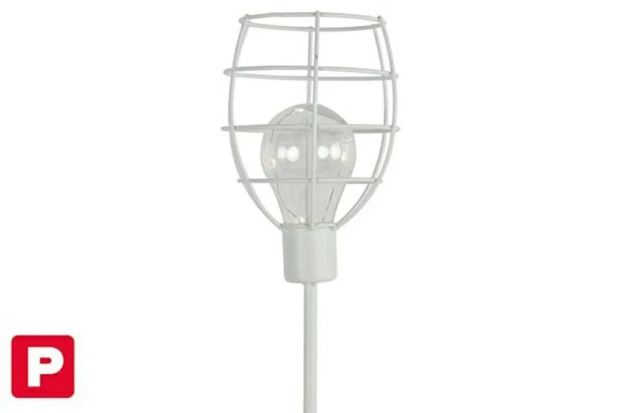 Countryfield Solarlamp tuinsteker LED Lomax wit