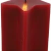 Countryfield Ster kaars LED Lyon M rood