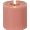 Countryfield Stompkaars rustiek Ø10CM LED Lyon S roze