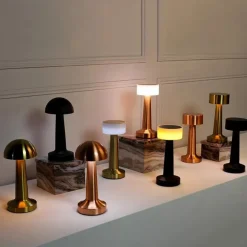 Countryfield Tafellamp met dichte kap Lampa goud