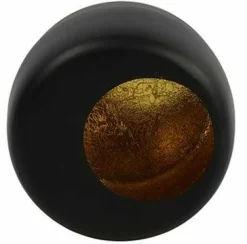 Countryfield Theelicht Rondo zwart/goud - 3 maten
