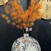 Countryfield Vaas Peony L bruin/wit rond