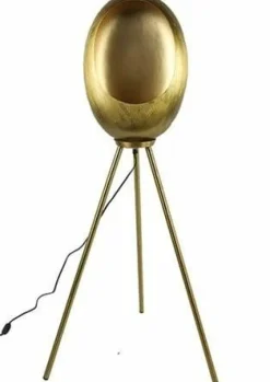 Countryfield Vloerlamp E27 Eggy goud
