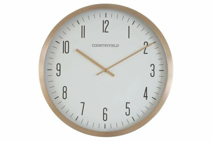 Countryfield Wandklok Antoin M goud / wit