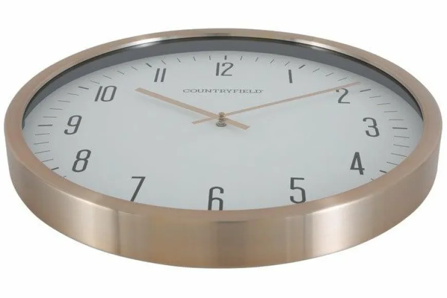 Countryfield Wandklok Antoin M goud / wit