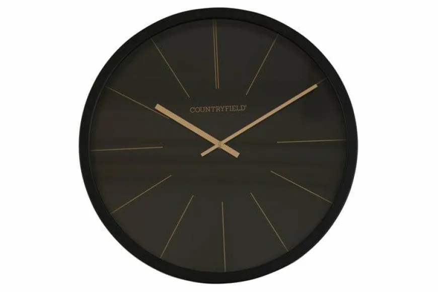 Countryfield Wandklok Copper L Zwart Ø 50,5 cm