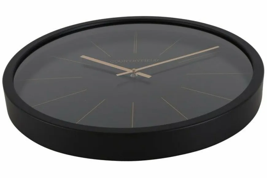 Countryfield Wandklok Copper L Zwart Ø 50,5 cm