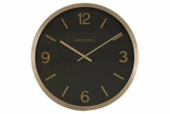 Countryfield Wandklok Copper L zwart / goud Ø 50 cm