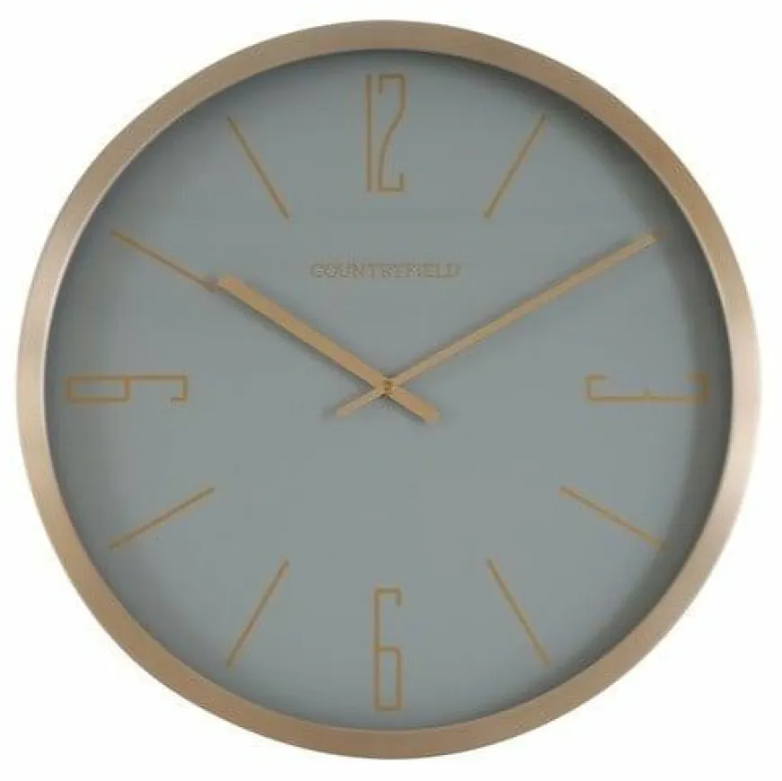 Countryfield Wandklok Copper L goud / taupe Ø 50 cm