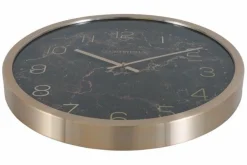 Countryfield Wandklok Copper L goud/bruin marmer