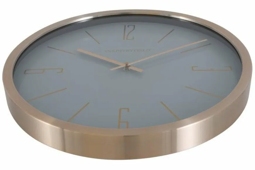 Countryfield Wandklok Copper M goud / taupe Ø 40 cm