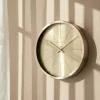 Countryfield Wandklok Copper M goud Ø 40 cm