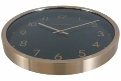 Countryfield Wandklok Copper M zwart goud Ø 40 cm