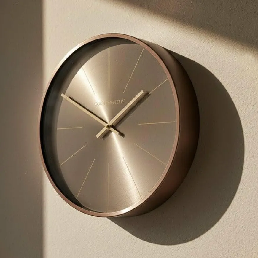 Countryfield Wandklok Copper M brons Ø 40 cm