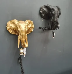 Countryfield Wandlamp olifant E27 Orwell goud