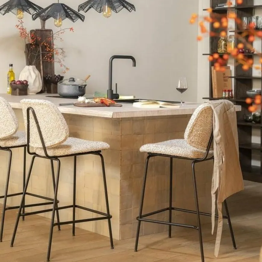 Eleonora Barstoel Jon - beige Maywood
