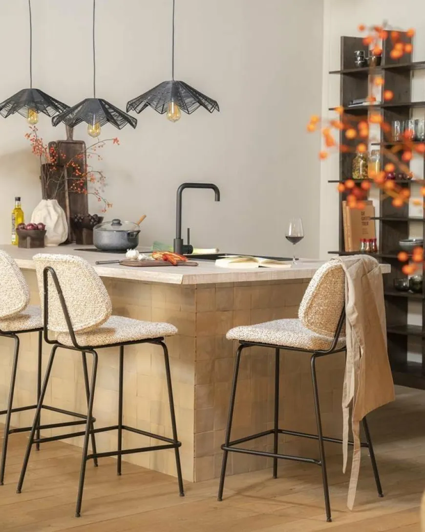 Eleonora Barstoel Jon - beige Maywood
