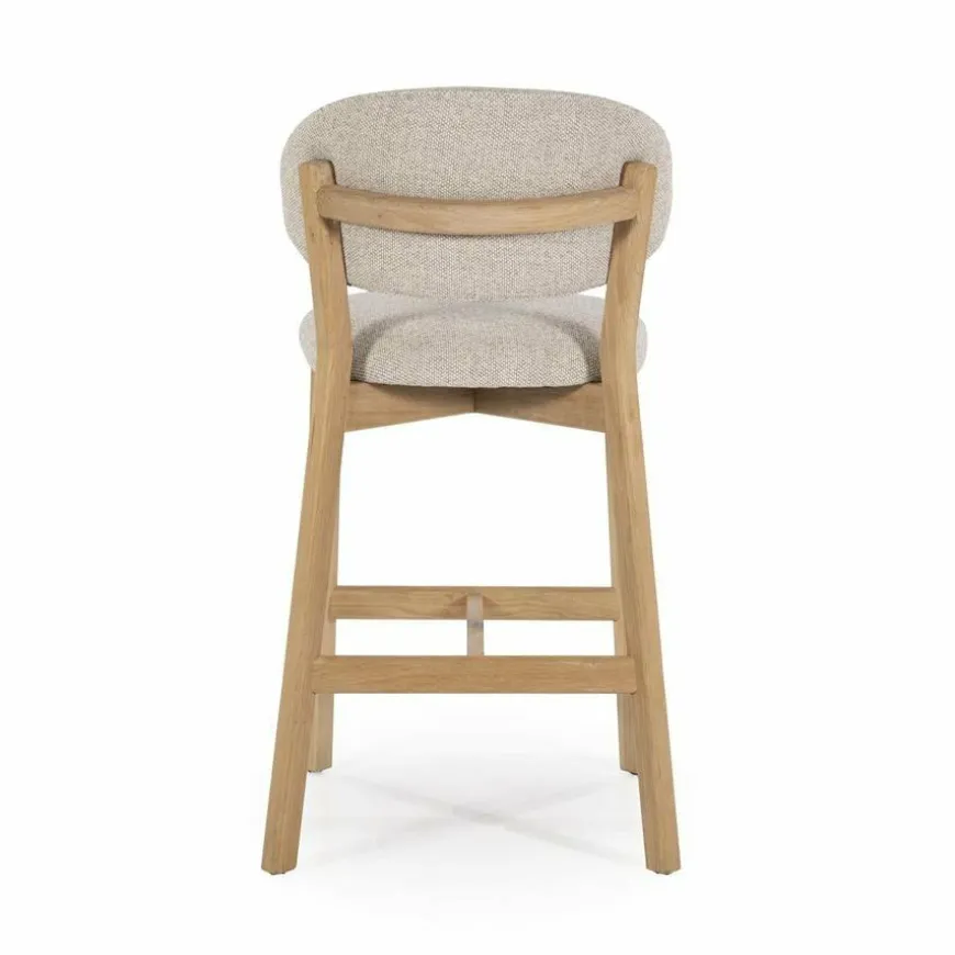 Eleonora Barstoel Mikky naturel - taupe Moon