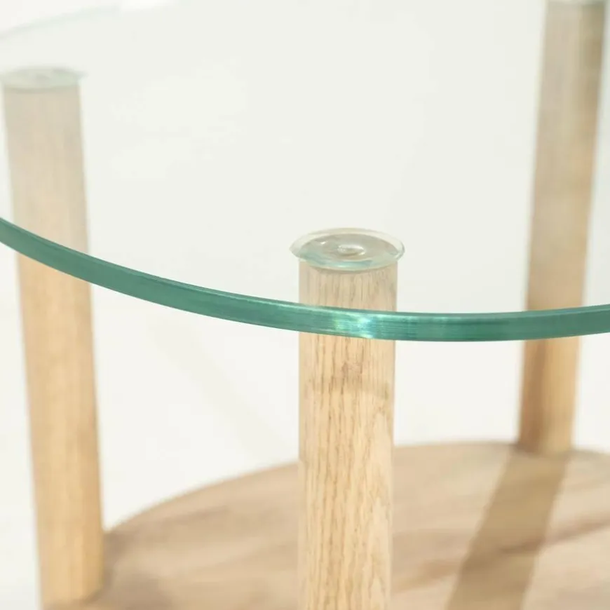 Eleonora Bijzettafel Cleo - naturel