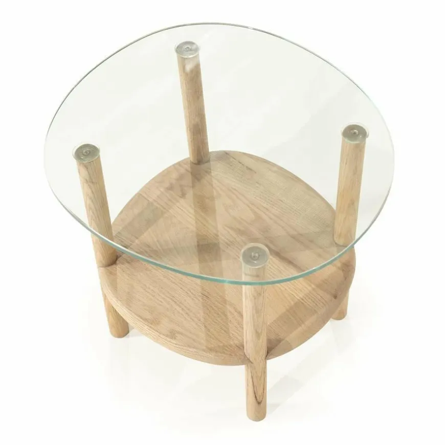 Eleonora Bijzettafel Cleo - naturel