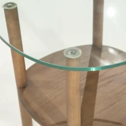 Eleonora Bijzettafel Cleo - lichtbruin
