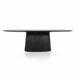 Eleonora Eettafel Aron ovaal 250x110 - zwart