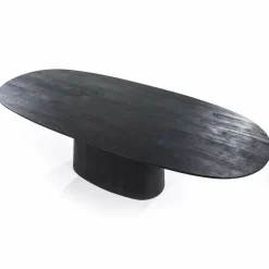 Eleonora Eettafel Aron ovaal 250x110 - zwart