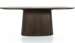 Eleonora Eettafel Aron ovaal 200x110 - bruin