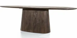 Eleonora Eettafel Aron ovaal 250x110 - bruin