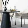 Eleonora Eettafel Aron rond 130 - zwart