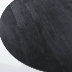Eleonora Eettafel Aron rond 130 - zwart