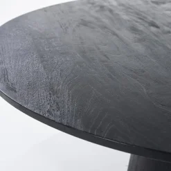 Eleonora Eettafel Aron rond 130 - zwart