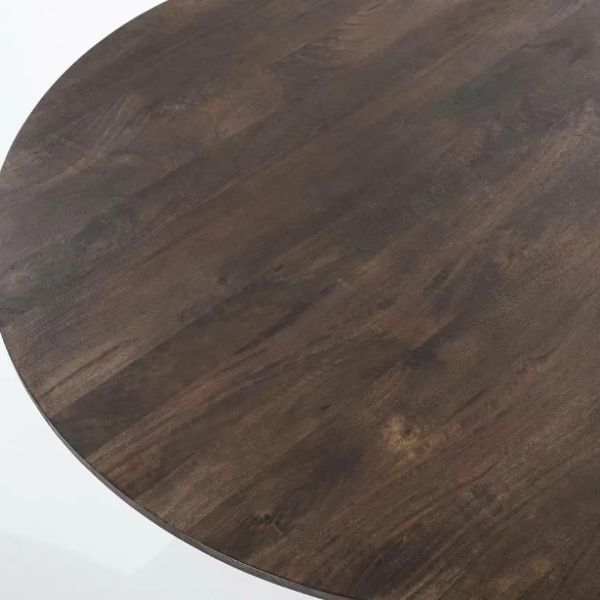 Eleonora Eettafel Aron rond 130 - bruin