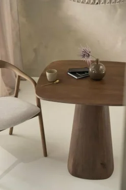 Eleonora Eettafel Aron vierkant 80x80 - lichtbruin