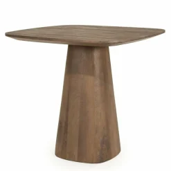 Eleonora Eettafel Aron vierkant 80x80 - lichtbruin