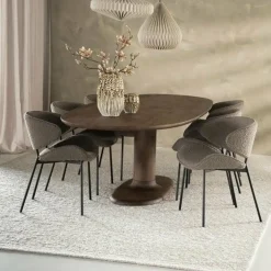 Eleonora Eettafel Coco 240x110 cm - lichtbruin