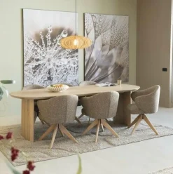 Eleonora Eettafel Dex 250x100 cm - naturel