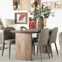 Eleonora Eettafel Dex 180x90 cm - bruin