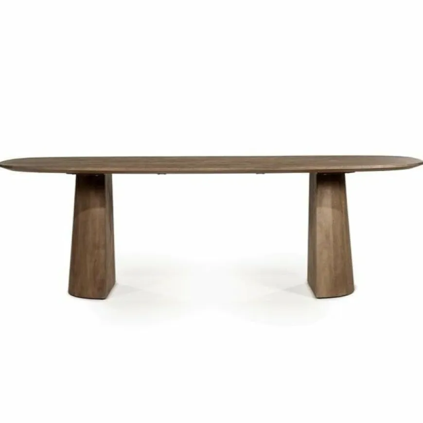 Eleonora Eettafel Lune 240x105 cm - lichtbruin