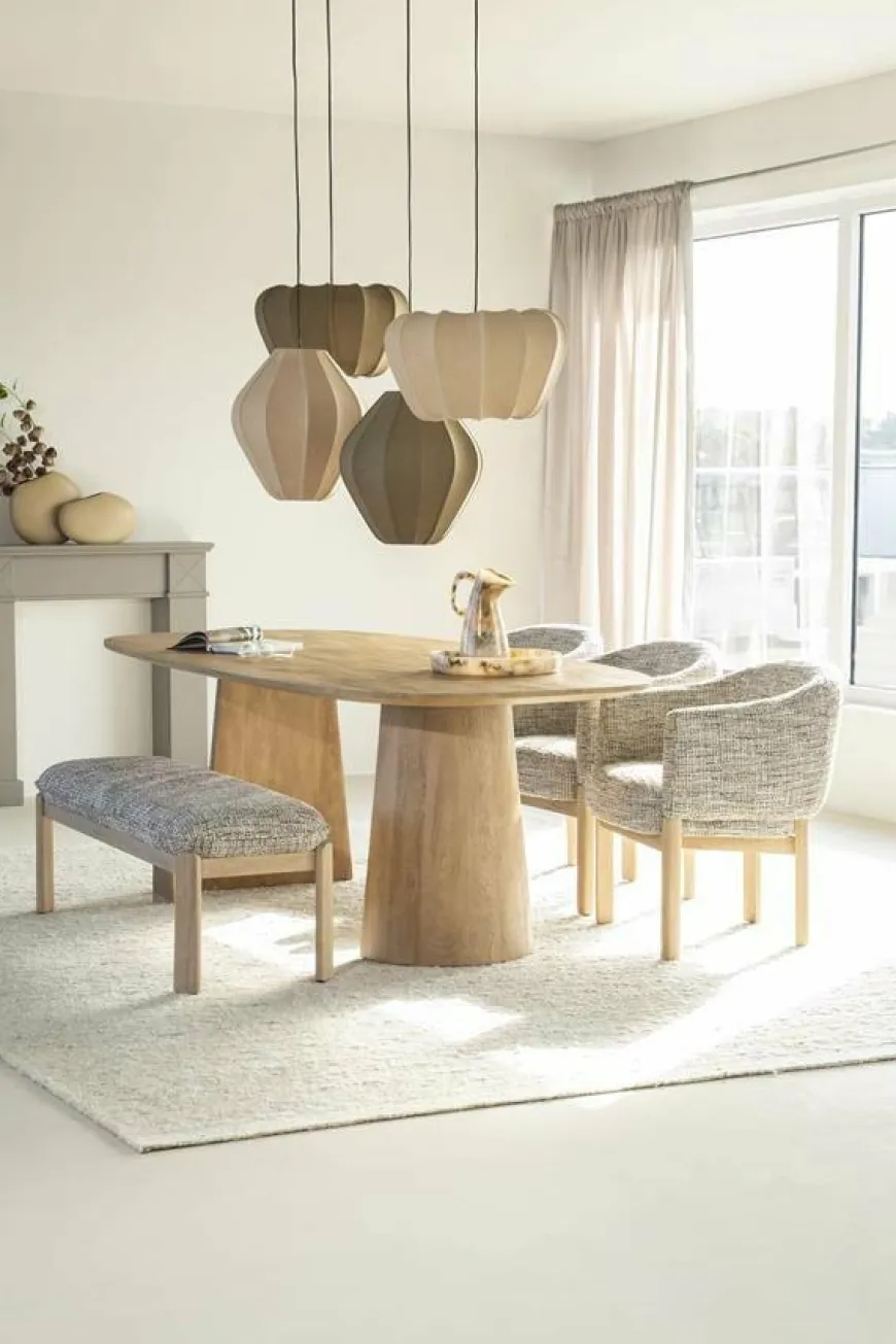 Eleonora Eettafel Lune 300x105 cm - naturel