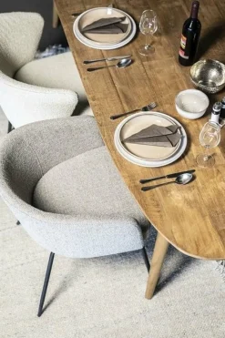 Eleonora Eettafel Tabassum Teak - diverse afmetingen