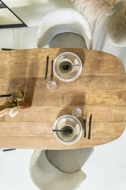 Eleonora Eettafel Tabassum Teak - diverse afmetingen
