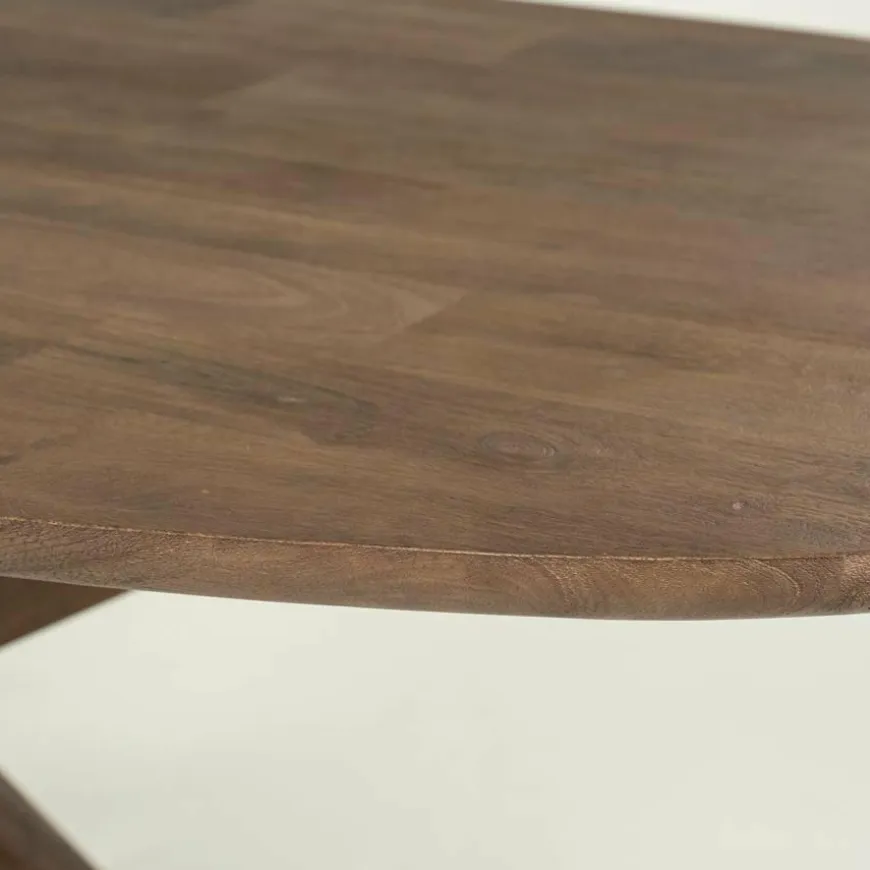 Eleonora Eettafel Tycho 260x110 cm - lichtbruin