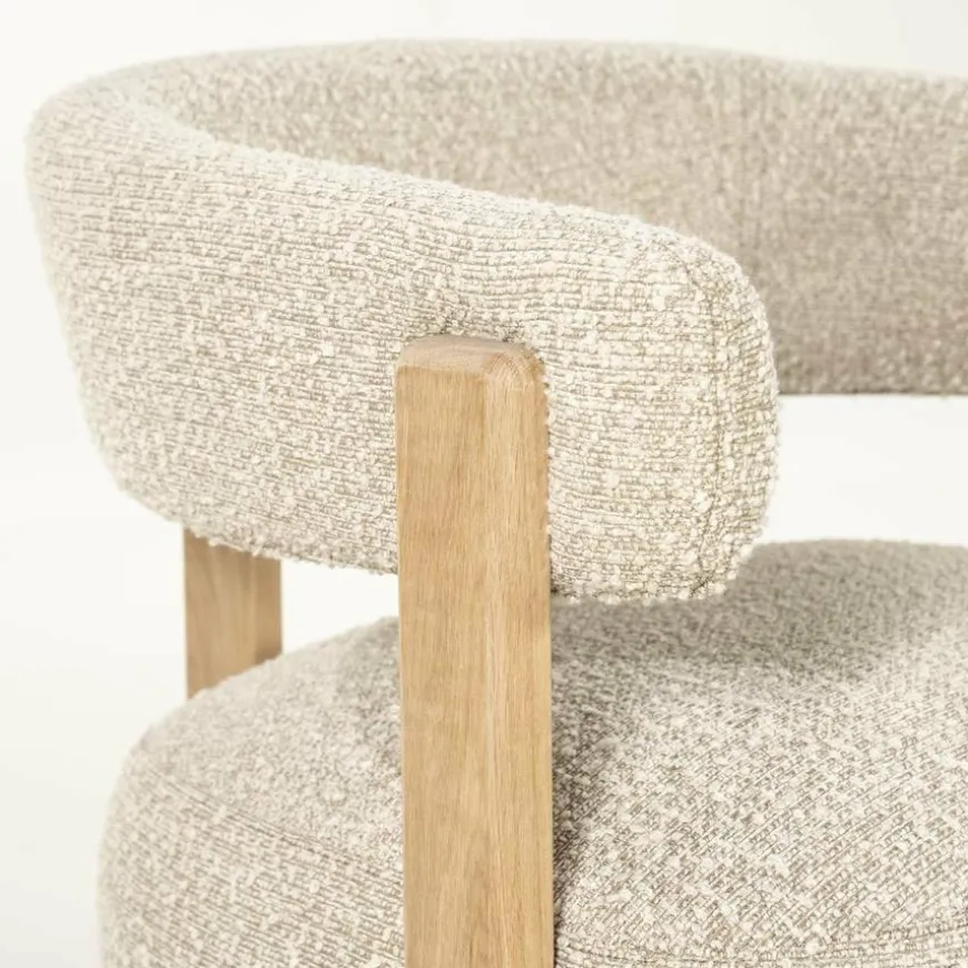 Eleonora Fauteuil Lola - taupe Hush