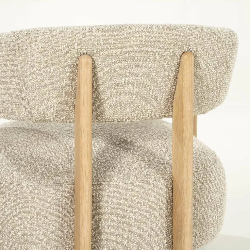 Eleonora Fauteuil Lola - taupe Hush