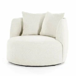 Eleonora Fauteuil Louis met kussen - beige Spark