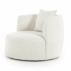 Eleonora Fauteuil Louis met kussen - beige Spark