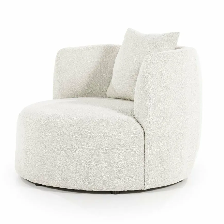 Eleonora Fauteuil Louis met kussen - beige Spark