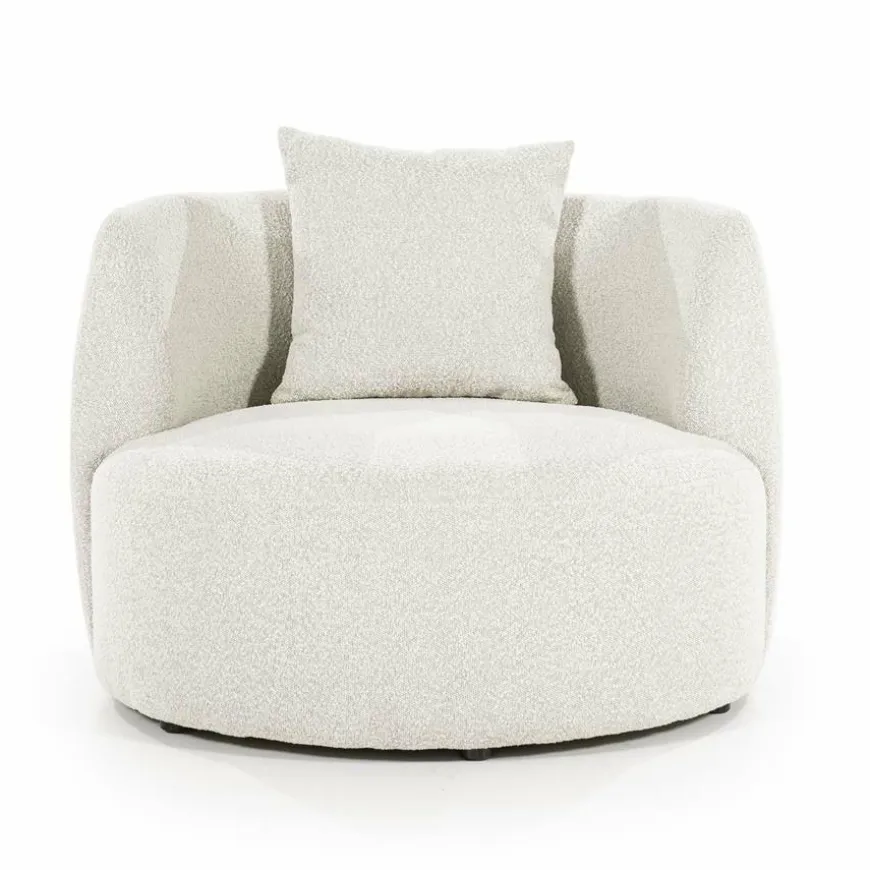 Eleonora Fauteuil Louis met kussen - beige Spark