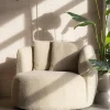 Eleonora Fauteuil Louis met kussen - zand Spark